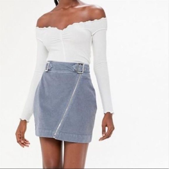 Urban Outfitters Dresses & Skirts - UO blue corduroy mini skirt